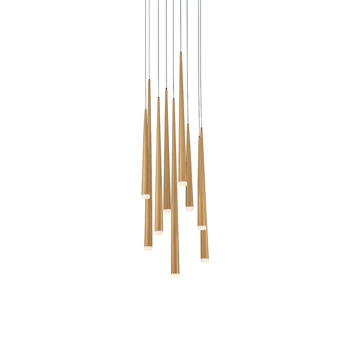 Modern Forms PD-41809R-AB LED Pendant, Aged Brass