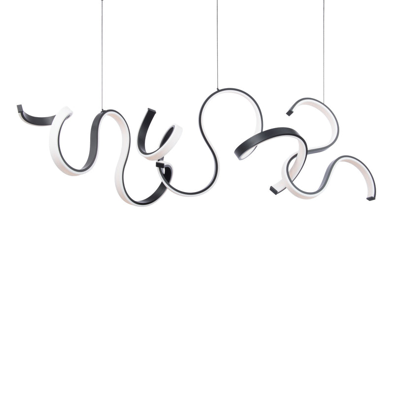 Modern Forms PD-44267-BK LED Chandelier, Black