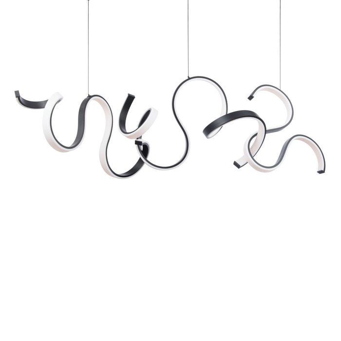 Modern Forms PD-44267-BK LED Chandelier, Black