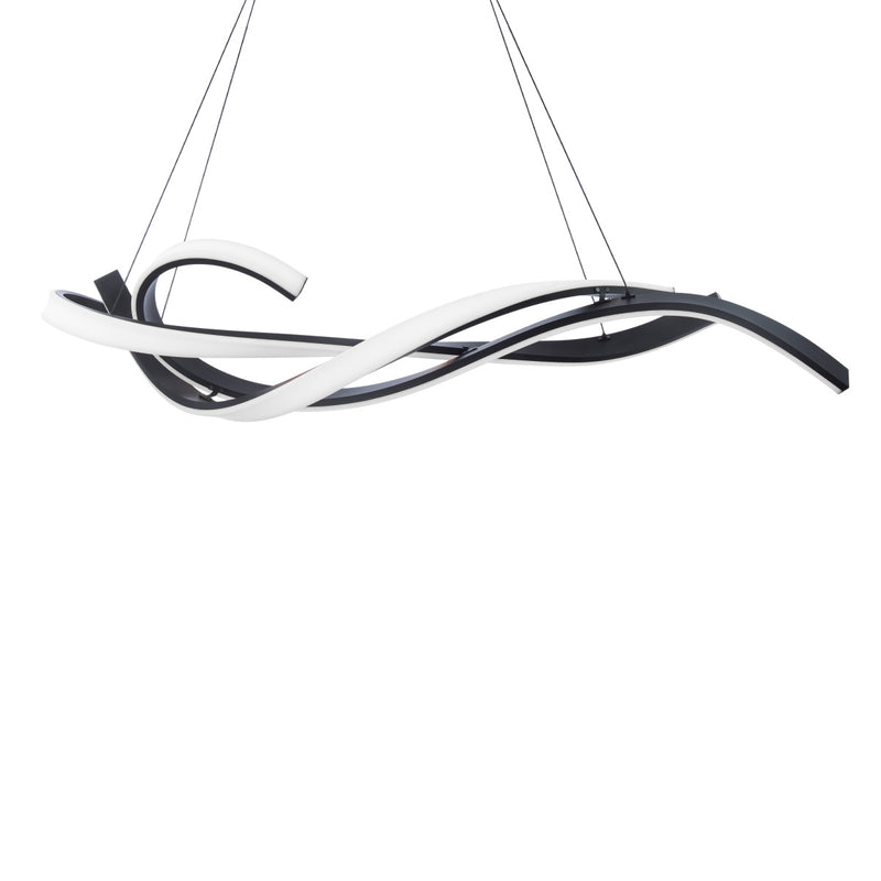 Modern Forms PD-58257-BK LED Chandelier, Black