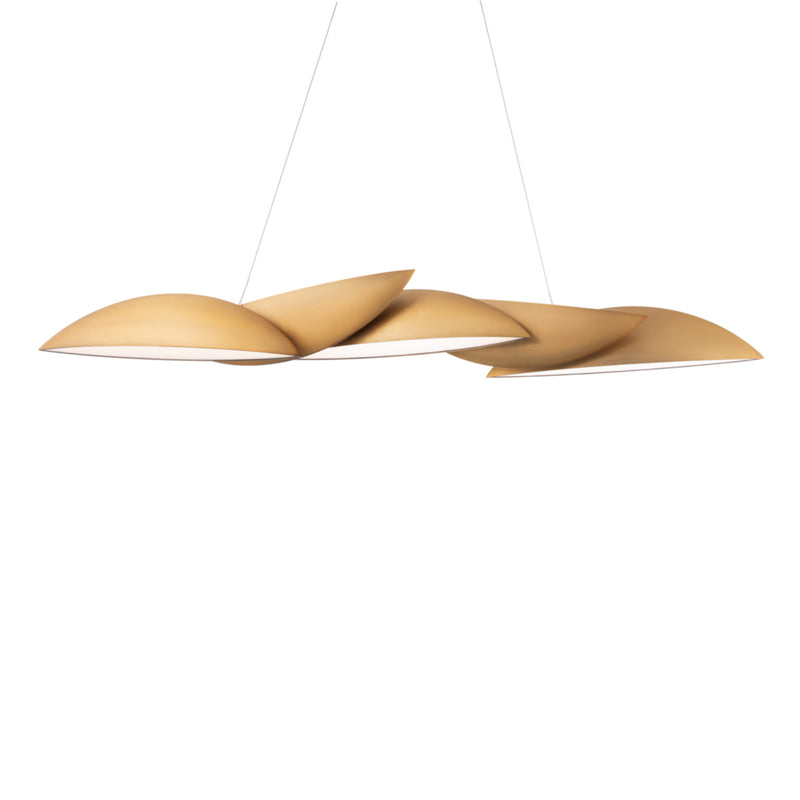 Modern Forms PD-64256-AB LED Chandelier, Aged Brass