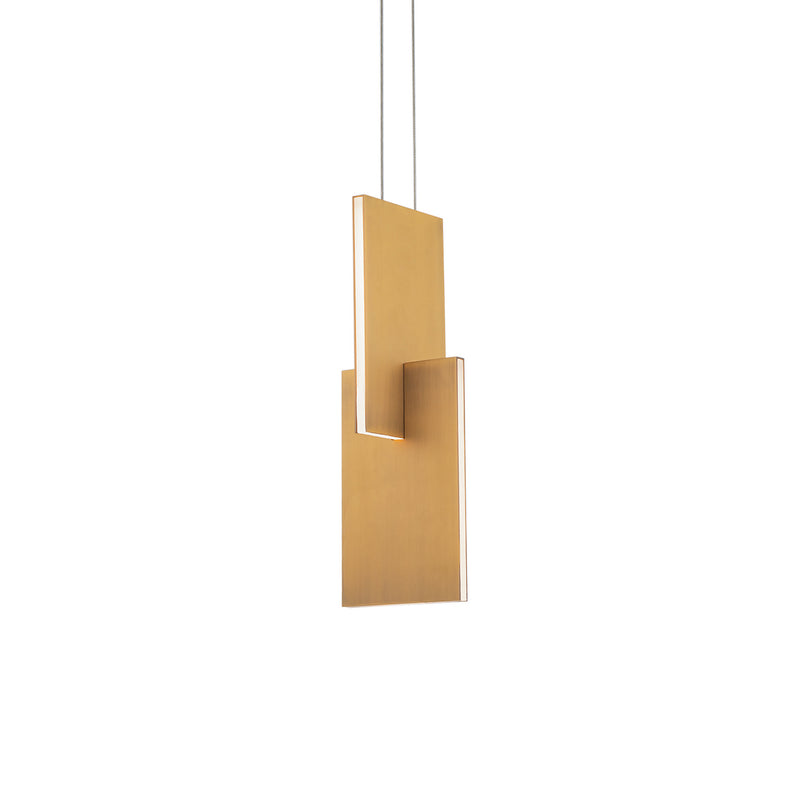 Modern Forms PD-79014-AB LED Chandelier, Aged Brass