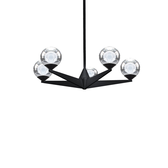 Modern Forms PD-82024-BK LED Chandelier, Black