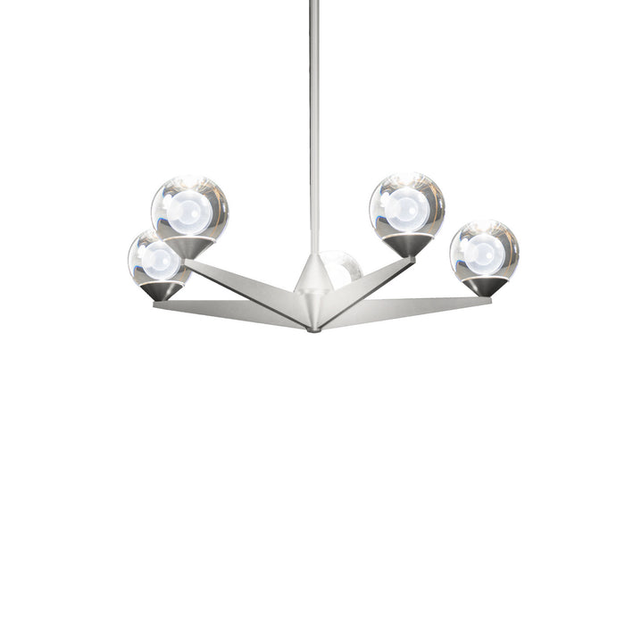 Modern Forms PD-82024-SN LED Chandelier, Satin Nickel