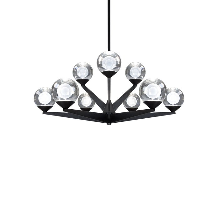 Modern Forms PD-82027-BK LED Chandelier, Black