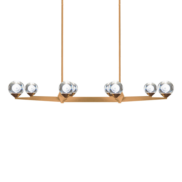 Modern Forms PD-82044-AB LED Chandelier, Aged Brass