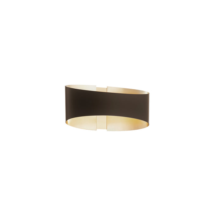 Modern Forms WS-20210-BZ/BR LED Wall Sconce, Bronze/Brushed Brass