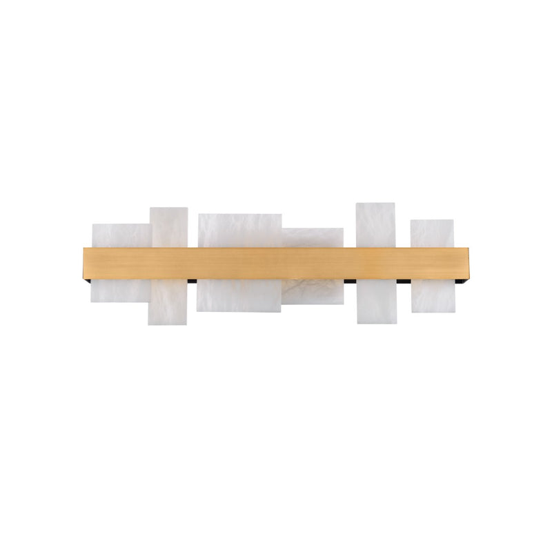 Modern Forms WS-68127-AB LED Bath Light, Aged Brass