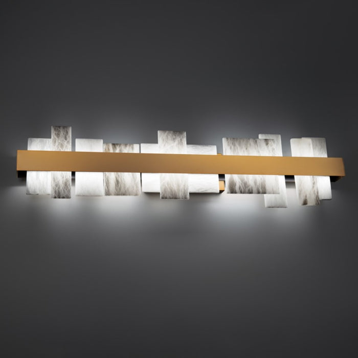 Modern Forms WS-68137-AB LED Bath Light, Aged Brass
