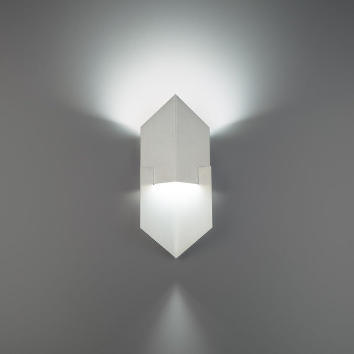 Modern Forms WS-W10214-AL LED Outdoor Wall Sconce, Brushed Aluminum