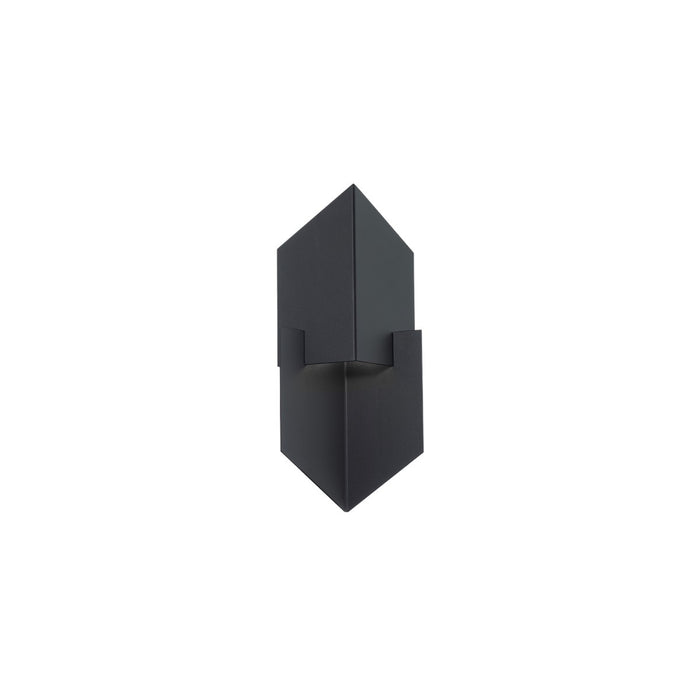 Modern Forms WS-W10214-BK LED Outdoor Wall Sconce, Black