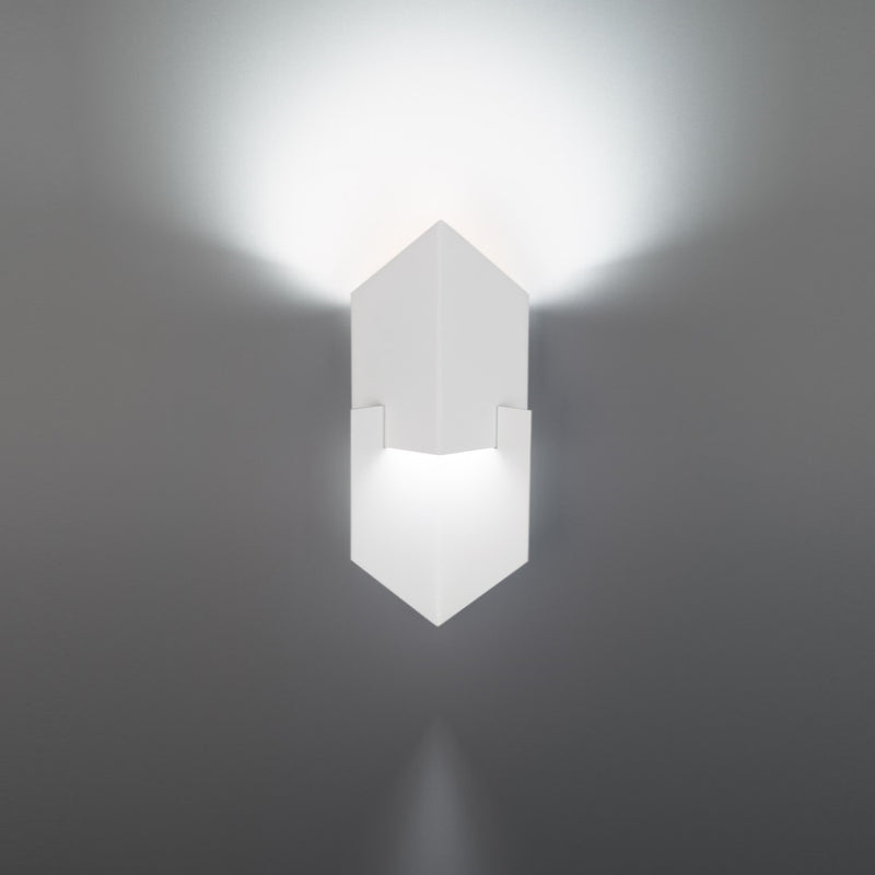 Modern Forms WS-W10214-WT LED Outdoor Wall Sconce, White