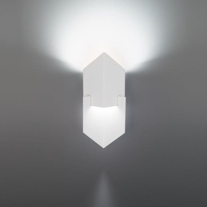 Modern Forms WS-W10214-WT LED Outdoor Wall Sconce, White