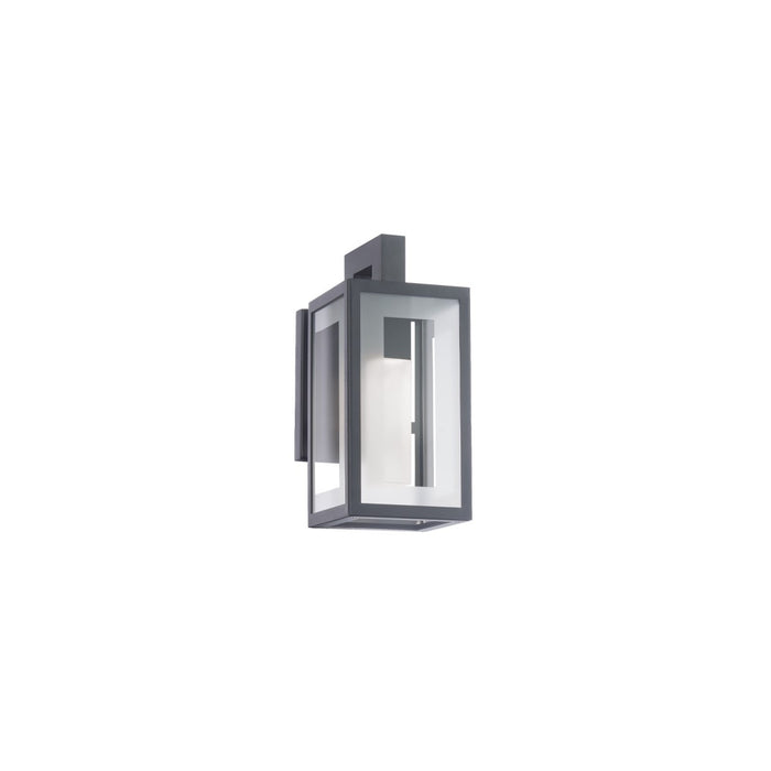 Modern Forms WS-W24211-BK LED Outdoor Wall Sconce, Black