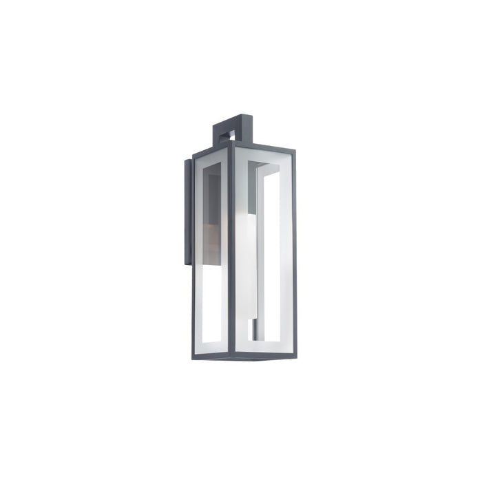 Modern Forms WS-W24218-BK LED Outdoor Wall Sconce, Black