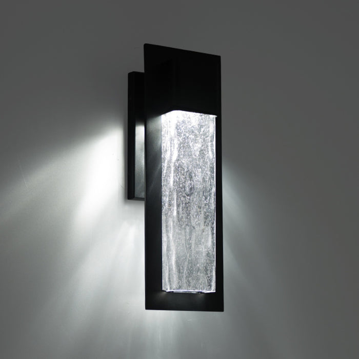 Modern Forms WS-W54025-BK LED Outdoor Wall Sconce, Black