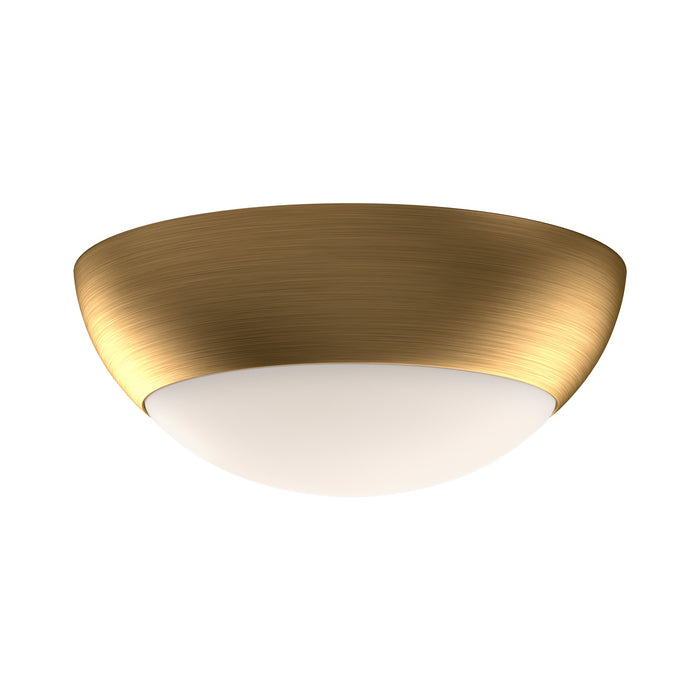 Alora FM522211AGOP Two Light Flush Mount, Aged Gold/Opal Matte Glass