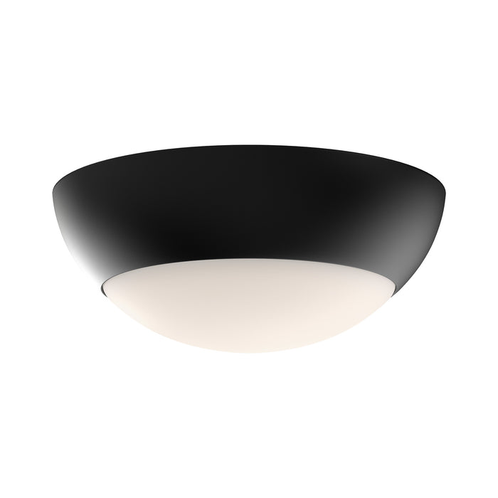 Alora FM522211MBOP Two Light Flush Mount, Matte Black/Opal Matte Glass