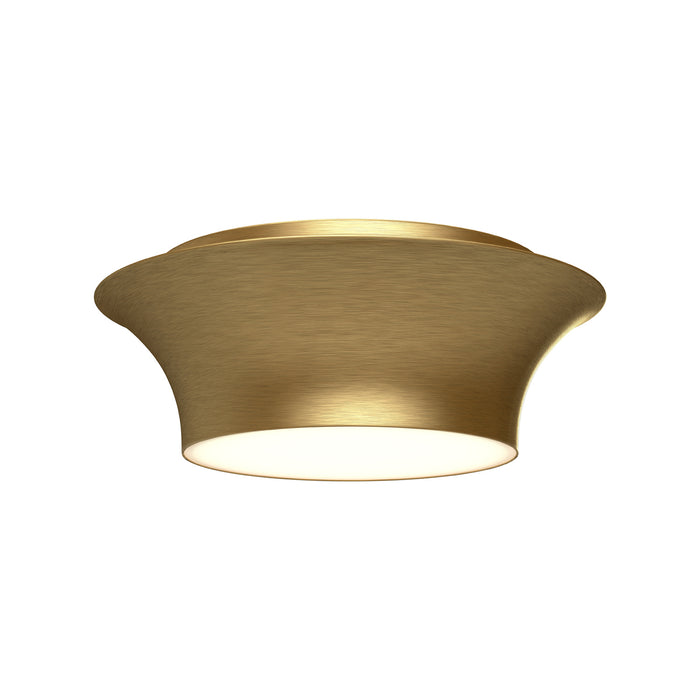 Alora FM523013BG Two Light Flush Mount, Brushed Gold