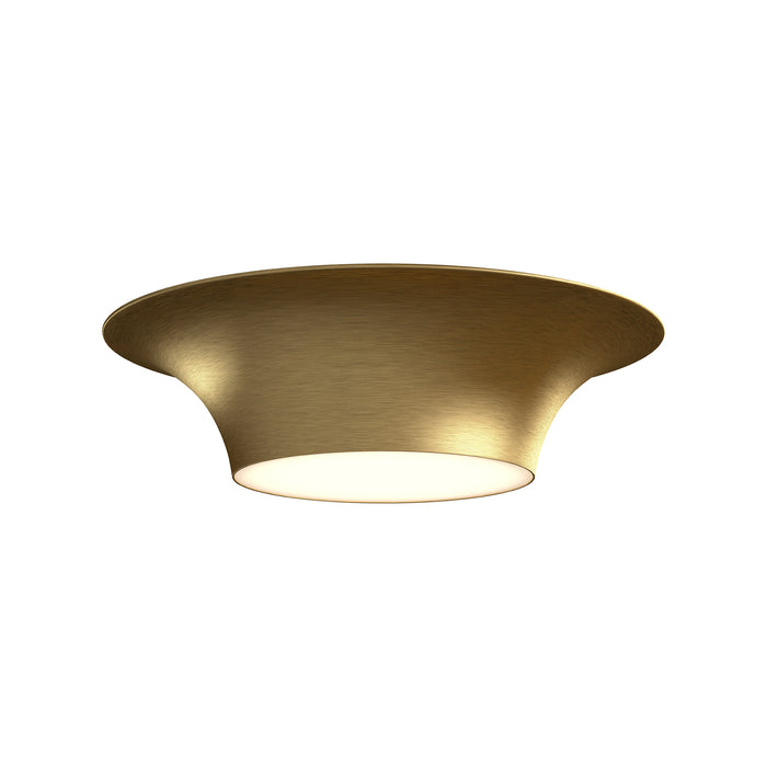 Alora FM523016BG Two Light Flush Mount, Brushed Gold