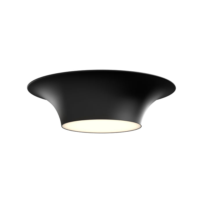 Alora FM523016MB Two Light Flush Mount, Matte Black