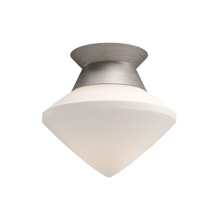Alora FM537508BNOP One Light Flush Mount, Brushed Nickel/Opal Matte Glass