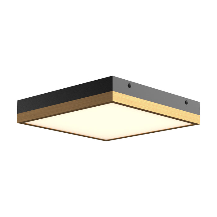 Alora FM553211AGMB LED Flush Mount, Aged Gold/Matte Black