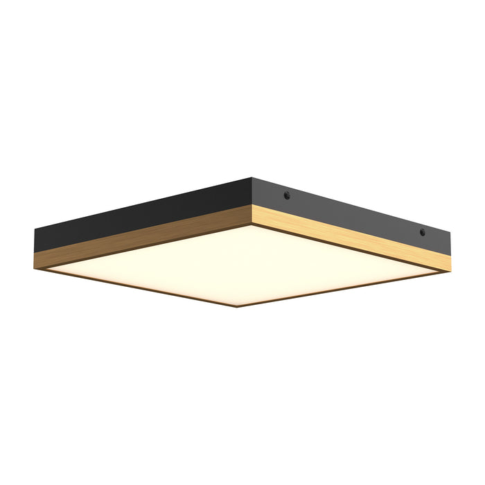 Alora FM553214AGMB LED Flush Mount, Aged Gold/Matte Black