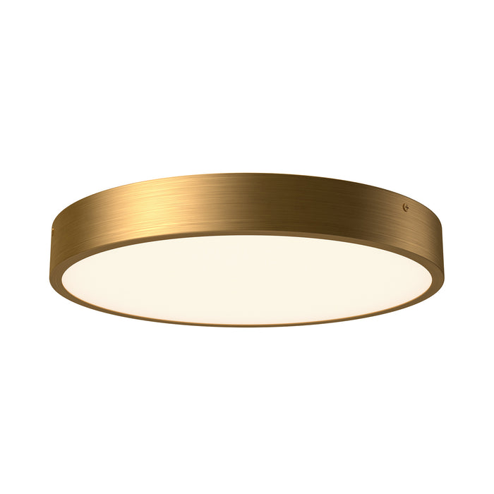 Alora FM554015AG LED Flush Mount, Aged Gold|Matte Black