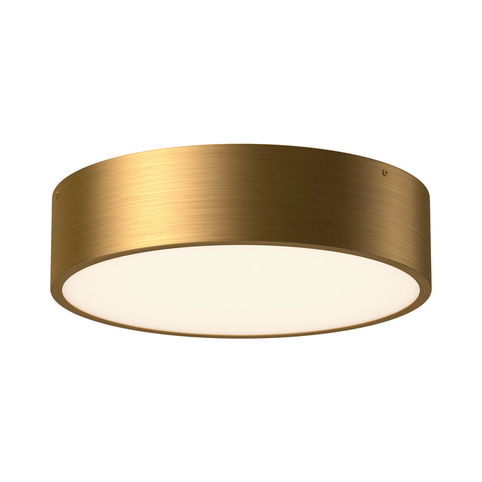 Alora FM556016AG Three Light Flush Mount, Aged Gold