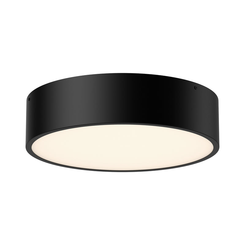 Alora FM556016MB Three Light Flush Mount, Matte Black