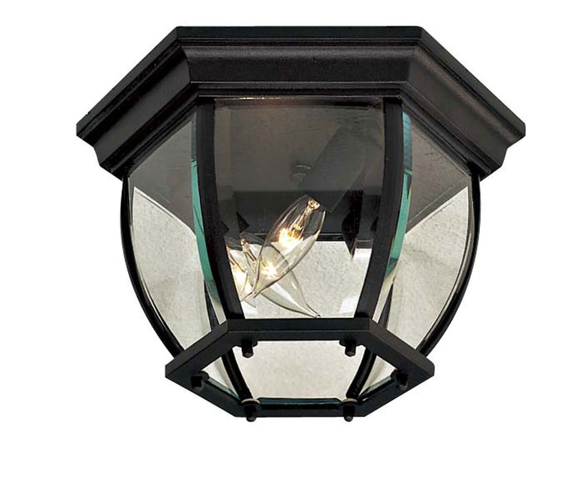 Minka-Lavery 71174-66 Three Light Flush Mount, Coal