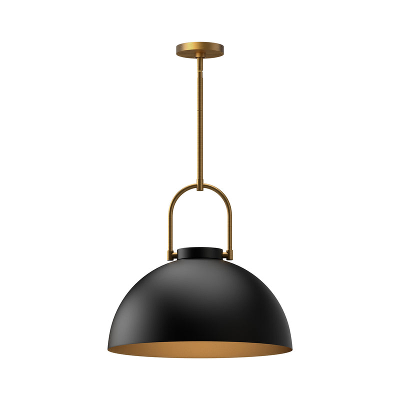 Alora PD504016MB One Light Pendant, Matte Black