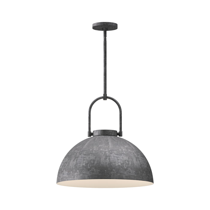 Alora PD504016SL One Light Pendant, Steel Shade