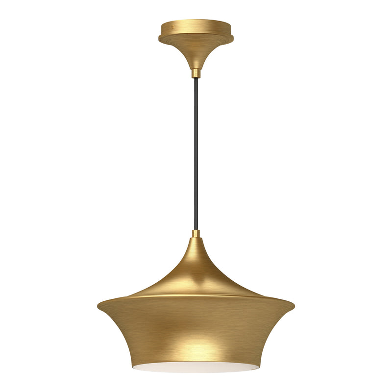 Alora PD523013BG One Light Pendant, Brushed Gold