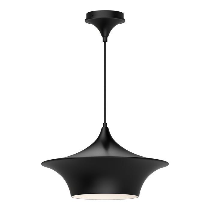 Alora PD523016MB One Light Pendant, Matte Black