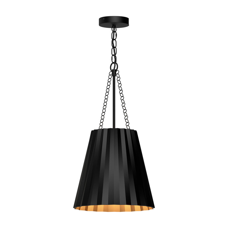 Alora PD528012MB One Light Pendant, Matte Black