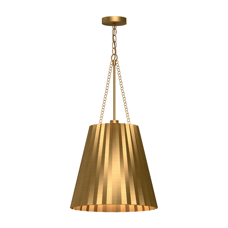 Alora PD528116AG One Light Pendant, Aged Gold