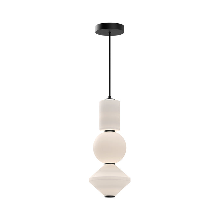 Alora PD530341MBOP LED Pendant, Matte Black/Opal Matte Glass