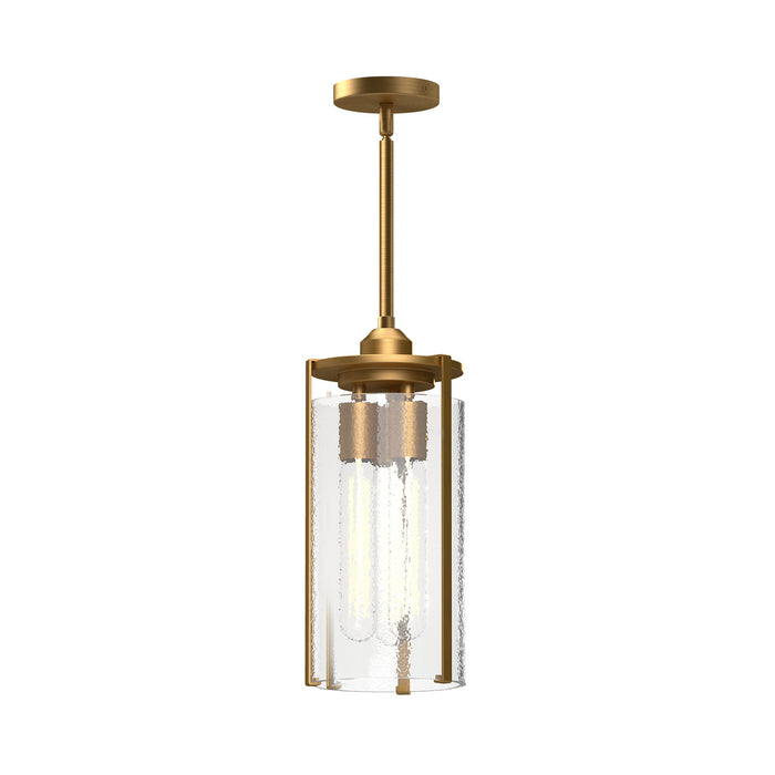 Alora PD536107AGWC Three Light Pendant, Aged Gold/Clear Water Glass