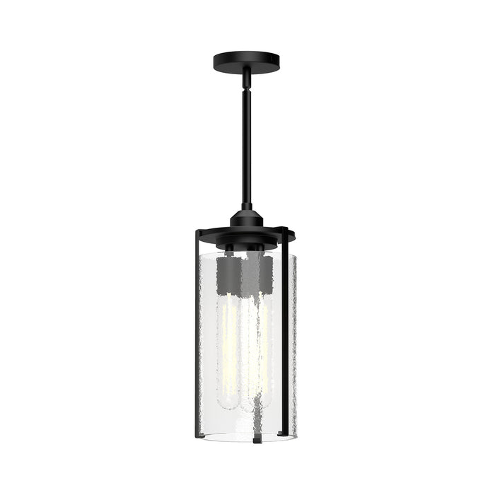 Alora PD536107MBWC Three Light Pendant, Clear Water Glass/Matte Black