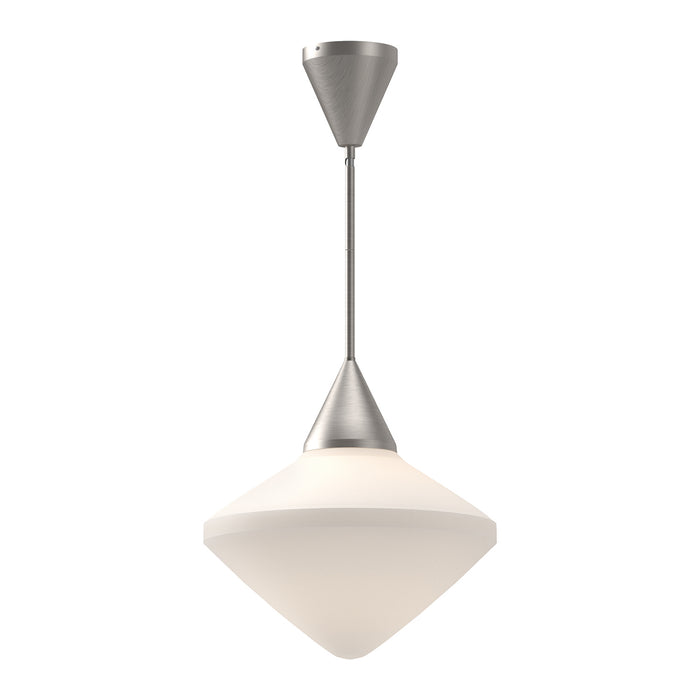 Alora PD537714BNOP One Light Pendant, Brushed Nickel/Opal Matte Glass
