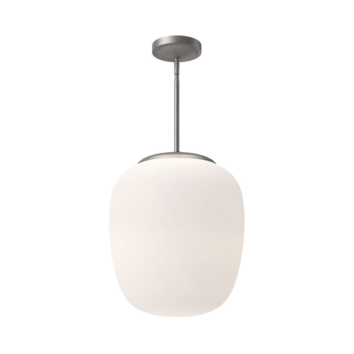 Alora PD541014BNOP One Light Pendant, Brushed Nickel/Opal Matte Glass