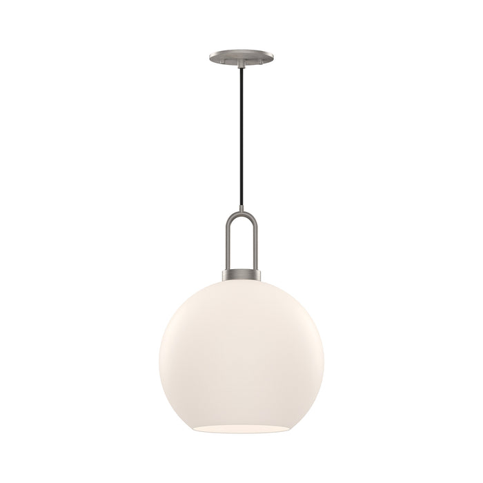 Alora PD601710BNOP One Light Pendant, Brushed Nickel/Opal Matte Glass