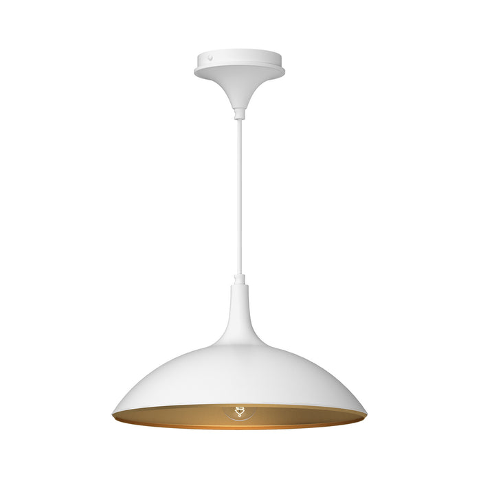 Alora PD627914WH One Light Pendant, White