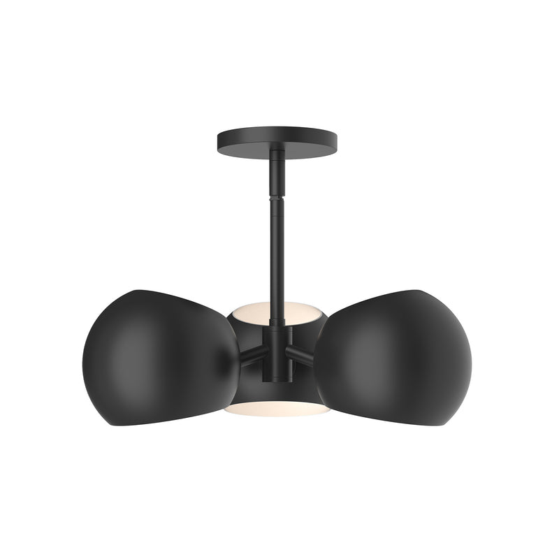 Alora PD648315MB Three Light Pendant, Matte Black