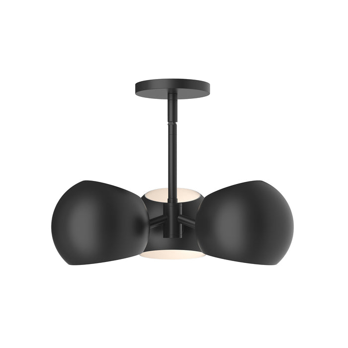 Alora PD648315MB Three Light Pendant, Matte Black
