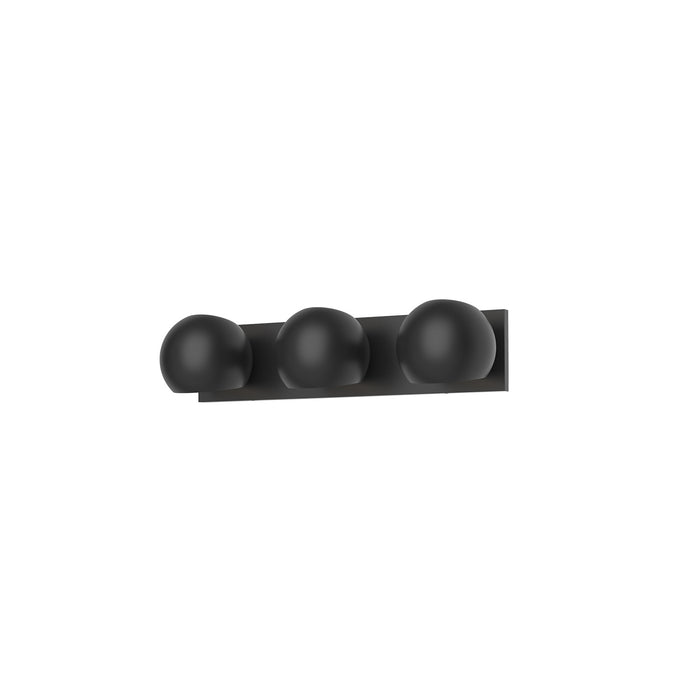 Alora VL648322MB Three Light Bathroom Fixtures, Matte Black