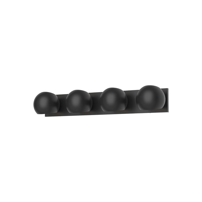 Alora VL648431MB Four Light Bathroom Fixtures, Matte Black