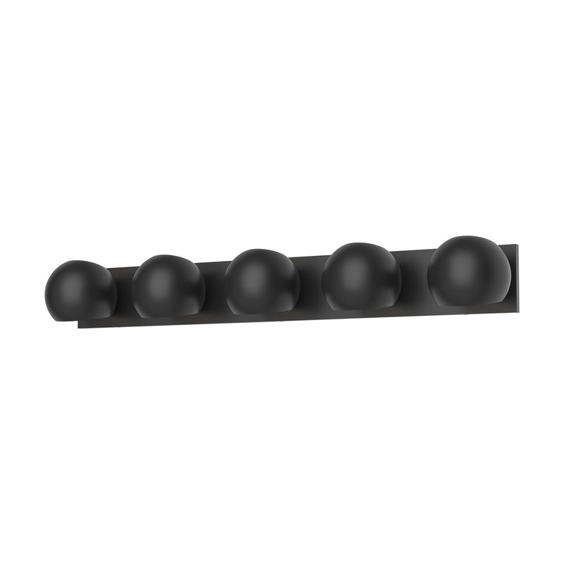 Alora VL648540MB Five Light Bathroom Fixtures, Matte Black